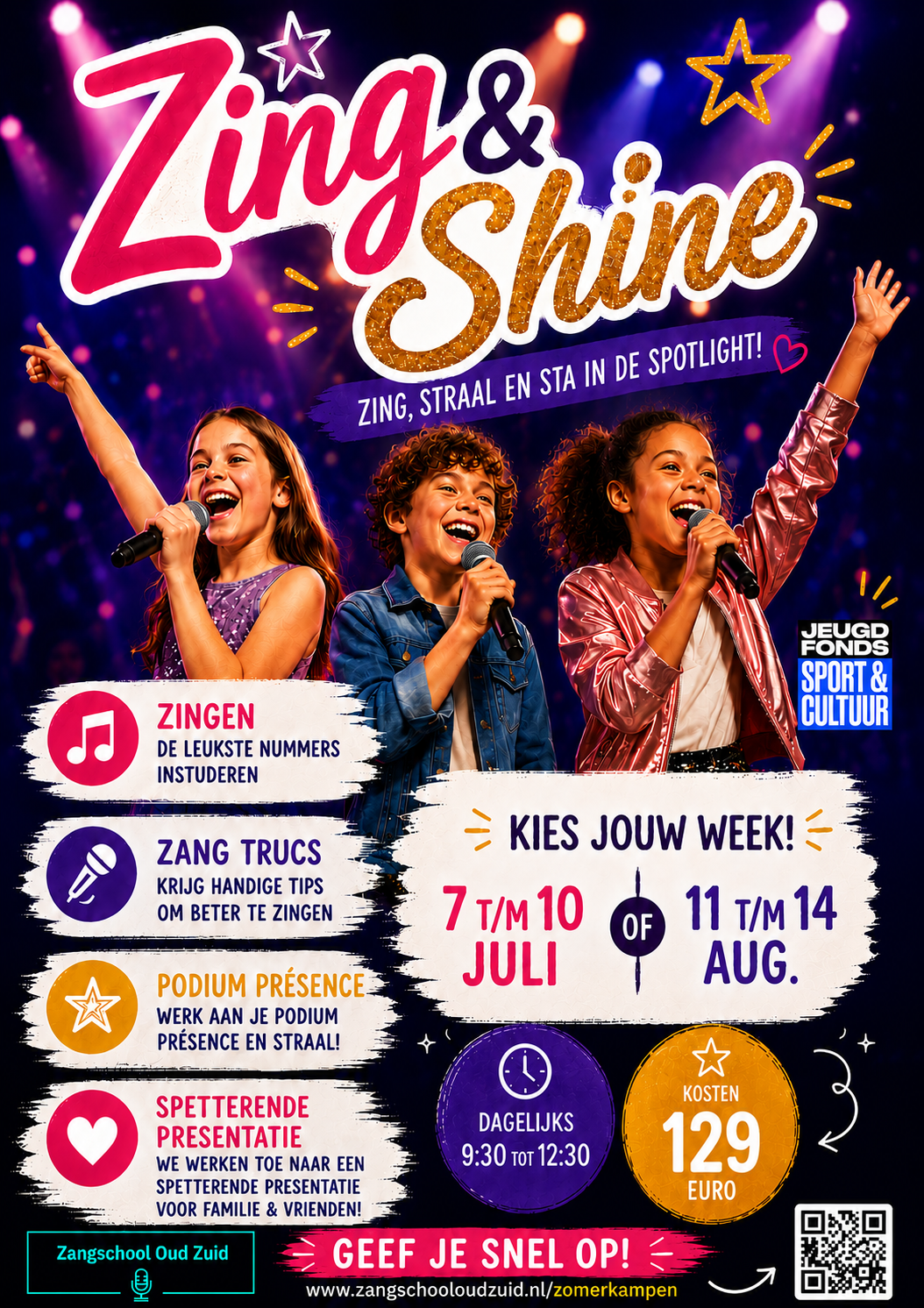 Zing & Shine - hét zomerkamp voor kids